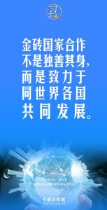 习言道｜金砖国家合作不是独善其身