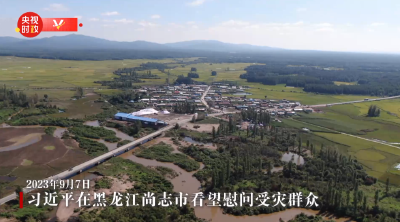 独家视频丨习近平在黑龙江尚志市看望慰问受灾群众