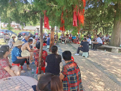 化龙堰镇上湾村：一线协商助力基层治理 共同缔造和谐美好家园