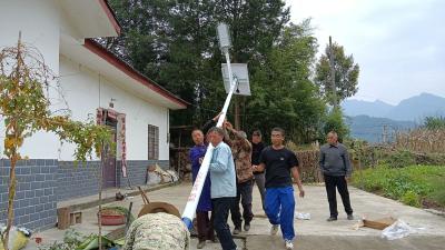 门古寺镇彭家湾村：路灯捐赠暖人心  共同缔造放光芒