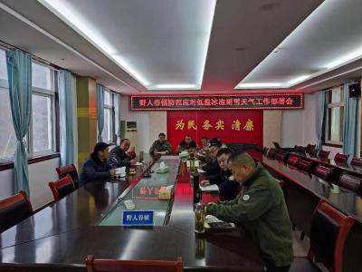野人谷镇：做好“三保”工作积极应对雨雪冰冻天气