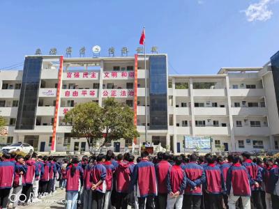 门古中学联合门古寺镇派出所开展校园防溺水安全教育活动