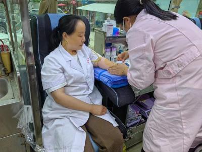 门古寺镇中心卫生院：干部职工热血汇聚 志愿献血传递大爱
