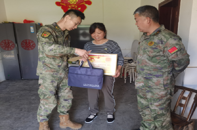 中坝乡：喜报送家门、荣光励军心