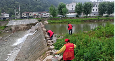 门古寺镇项家河村全面开展水环境综合治理