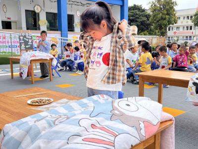 门古寺镇秦口幼儿园举办第二届自理能力系列活动