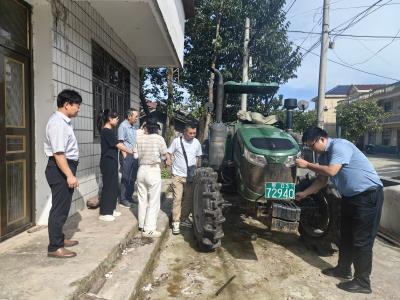 湖北工业大学赴房县开展农机购置与应用补贴等农机化项目第三方绩效评估工作