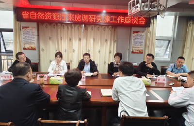 省自然资源厅来房调研指导基层党建工作