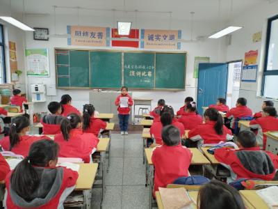 演讲传递环保情  东城小学学子展风采