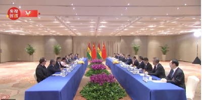 独家视频丨习近平会见玻利维亚总统阿尔塞