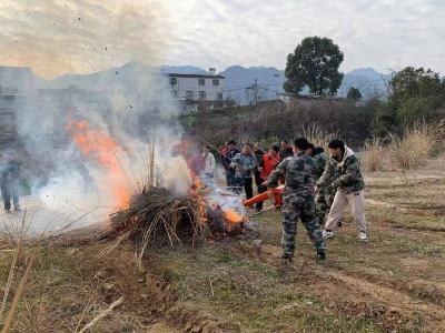 五台乡：多措并举织密森林防火安全网