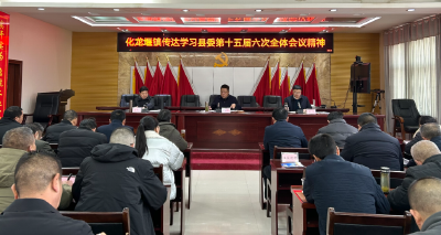 化龙堰镇：学习贯彻县委十五届六次全会精神