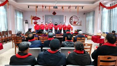 房县光荣院举办迎新年联欢会