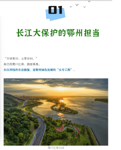 以生态“含绿量”提升发展“含金量”，鄂州这样点“绿”成金