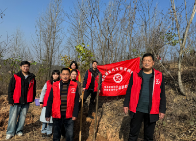 房县农经中心：不负春光 为绿充“植”