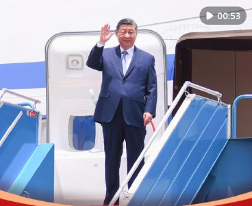 学习新语｜影像速览！习主席今年首访第一天