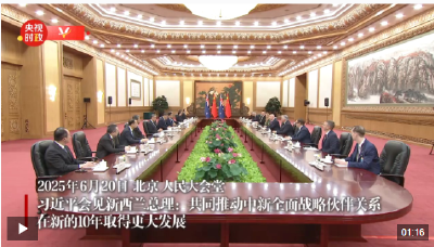 
独家视频丨习近平：共同推动中新全面战略伙伴关系在新的10年取得更大发展