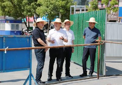 市交通运输局局长文春来我县调研交通建设工作