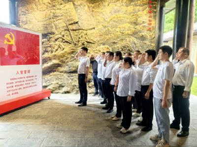 五台乡财政所组织开展 “追寻红色记忆  汲取奋进力量”红色主题教育