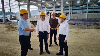 高红民来房督导调研工业企业运行和安全生产工作