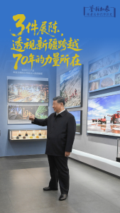 鉴往知来，跟着总书记学历史｜3件展陈，透视新疆跨越70年的力量所在