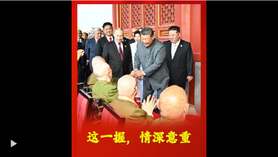 壹视界·微镜头文章解读 | 这一握，情深意重
