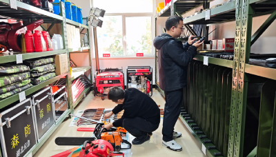 房县红塔镇：精细维护装备  筑牢安全防线