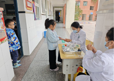 房县实验小学开展结核病筛查工作