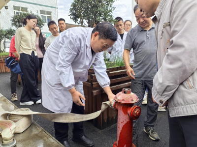 大木厂镇卫生院：组织开展消防水带灭火实战演练