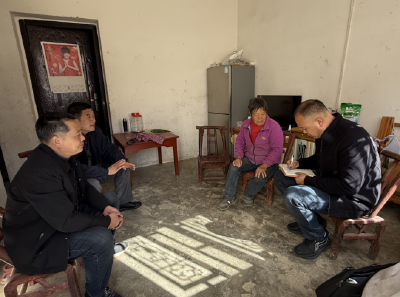 县农经中心开展“四百”主题实践活动