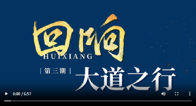 回响｜大道之行