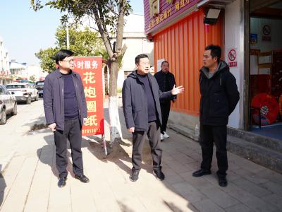 林云国带队开展烟花爆竹安全检查