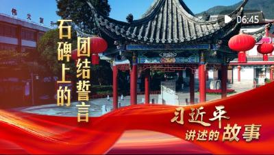 习近平讲述的故事｜石碑上的团结誓言