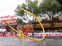 火龙翻飞闹元宵 非遗民俗祈丰年