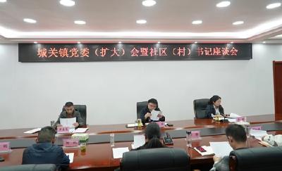 城关镇召开社区（村）书记座谈会