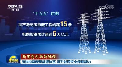 【新思想引领新征程】加快构建新型能源体系 提升能源安全保障能力