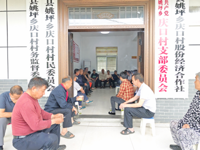 姚坪乡庆口村：户院宣讲传政策 应急演练筑防线