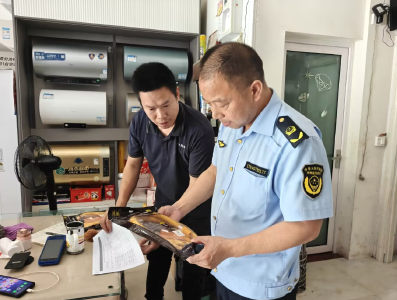青峰市场监管所开展燃气用品质量安全集中整治行动