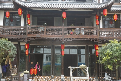 唐崖新镇建设风生水起