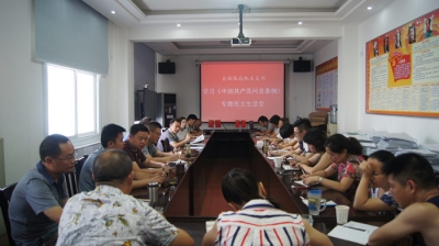 来凤县环保局机关党支部召开专题会议学习《中国共产党问责条例》