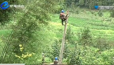 咸丰唐崖镇：供电线路已经全面恢复