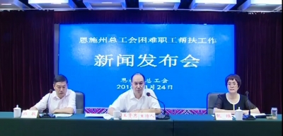 视频 | 恩施州总工会召开困难职工帮扶工作新闻发布会
