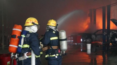 9月1日恩施市工农路一汽修厂起火 