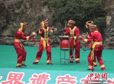 老司城遗址申遗一周年 湘鄂渝黔土家族演绎文化盛宴