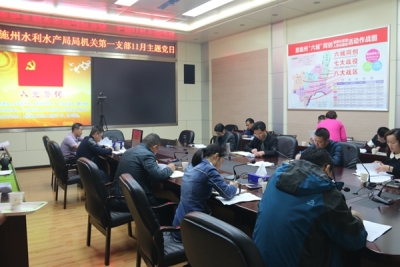 恩施州水利水产局机关第一支部开展11月主题党日活动