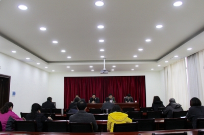 恩施州科技局传达学习州第七次党代会精神