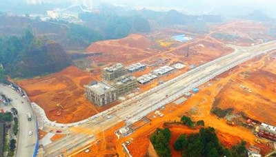 恩施州城人民路西段道路工程进展顺利 