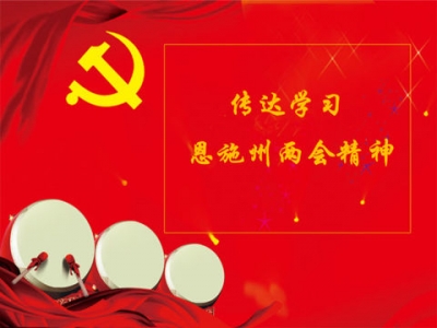 恩施州科技局传达学习州“两会”精神
