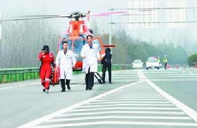 湖北高速开通空中救援通道 危急情况下