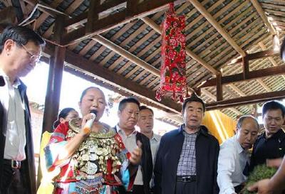 全国政协调研组到恩施调研“幸福新农村”建设情况
